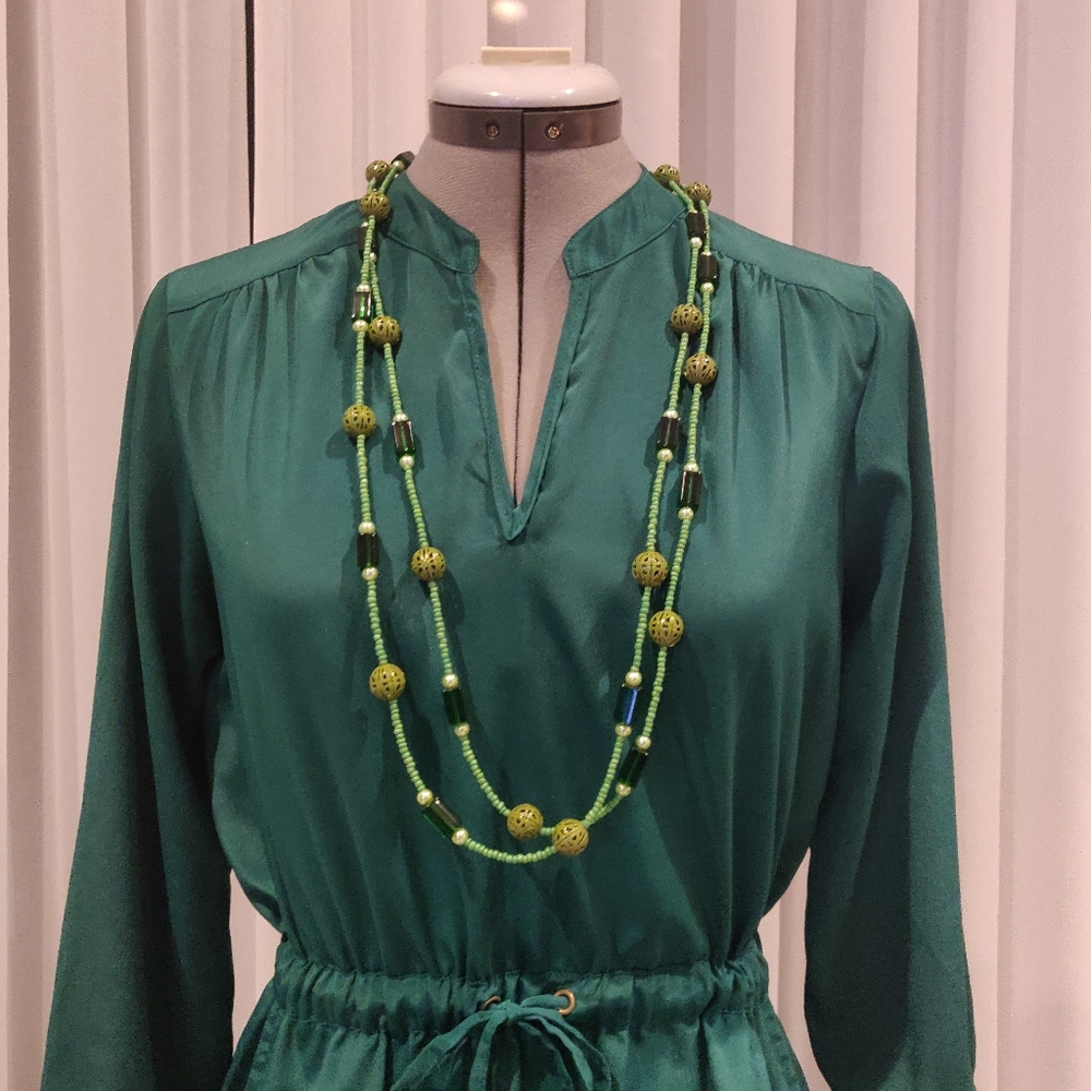 Long beaded necklaces (2)
